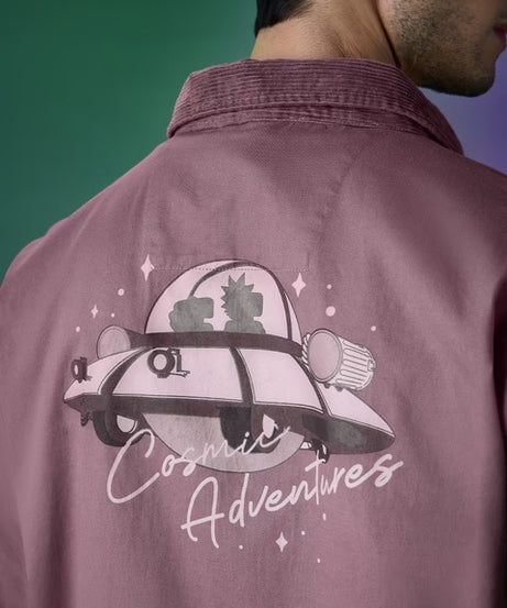 Rick & Morty Cosmic Adventure Men Relaxed Shirts