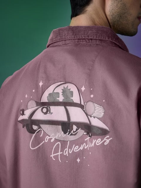 Rick & Morty Cosmic Adventure Men Relaxed Shirts