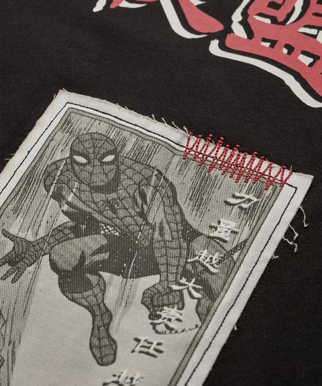 Marvel Comic Cards Oversized T-Shirts