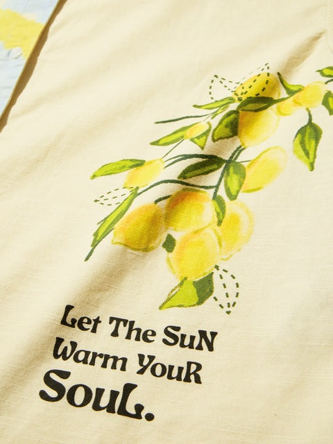 Cotton Linen  Sunshine Soul Women Holiday Shirts
