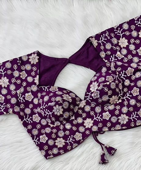 Stitched Maharaja Georgette Blouse & Choli