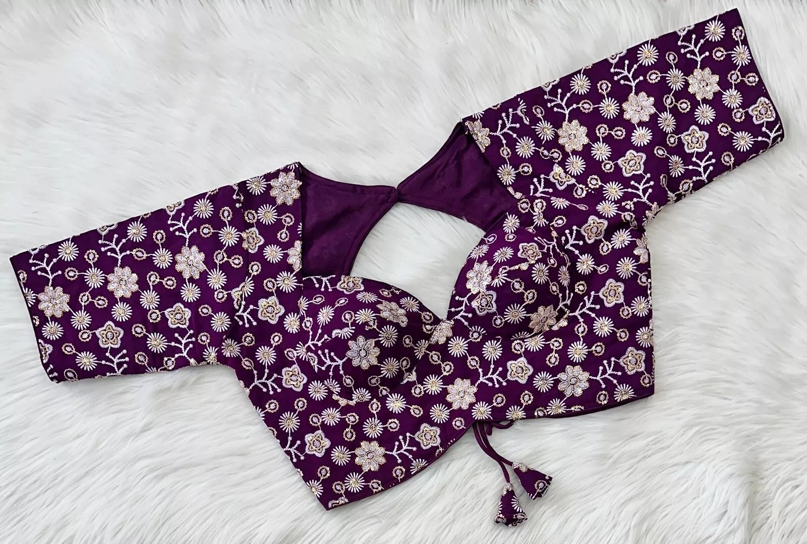 Stitched Maharaja Georgette Blouse & Choli