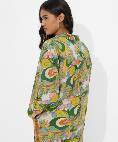 TSS Originals Modern Paisley Women Boyfriend Shirts