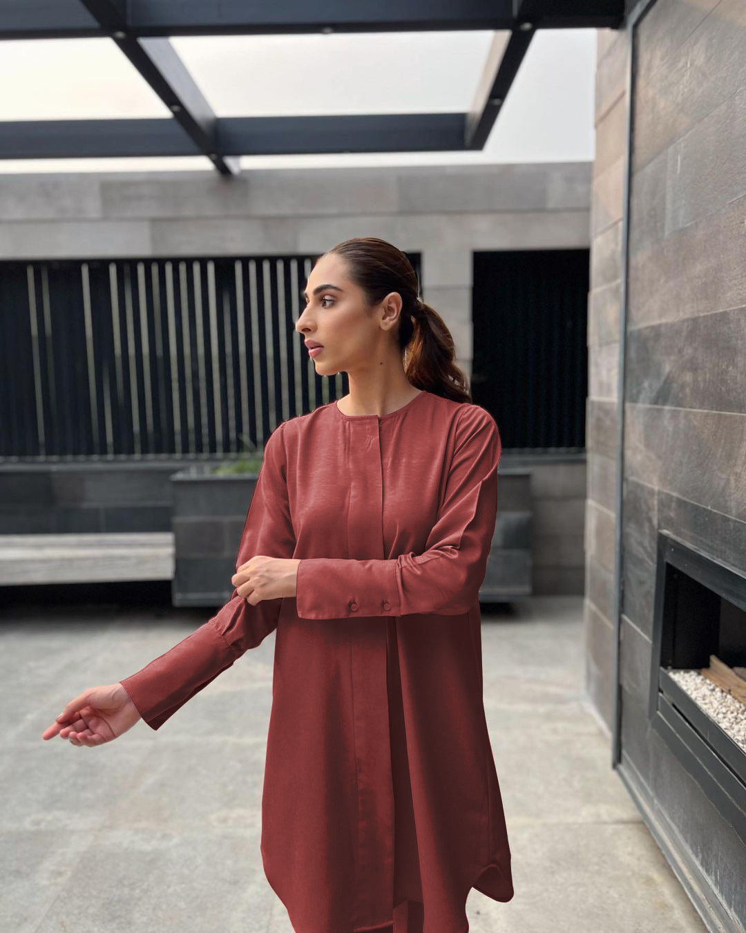 Nirvana Silk Co-ord Set For Women's