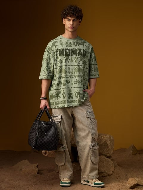 Indus Green Super Oversized T-Shirts
