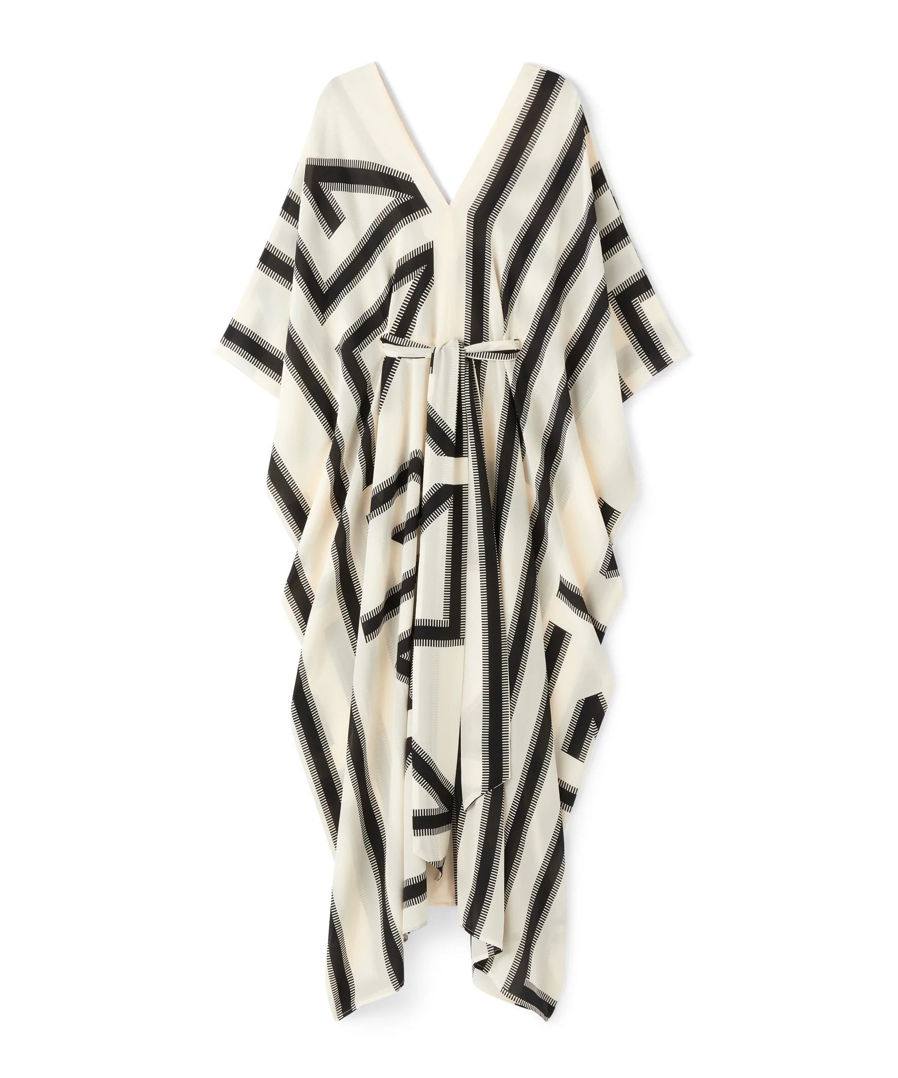 French Moss Cotton Kaftan - Relaxed Fit Evening Wear Caftan For Women's