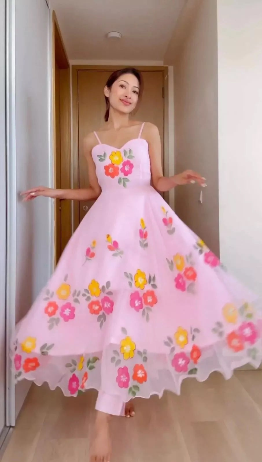 Silk Organza Stitched Beautiful Classic Anarkali Top Pant & Dupatta