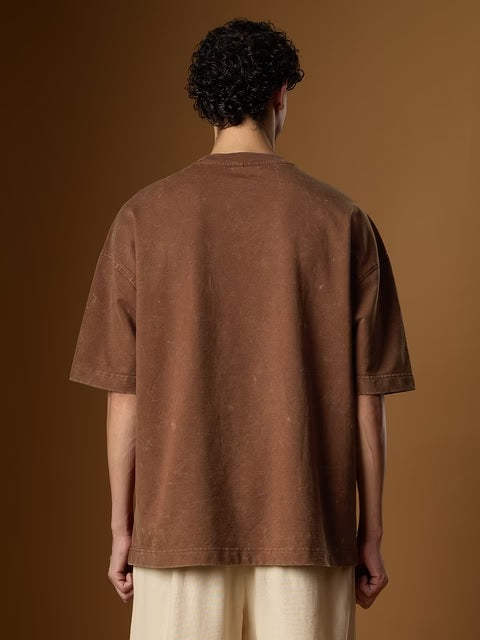 Nomad Brown Super Oversized T-Shirts