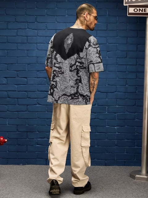 House Of Dragon Map Oversized T-Shirts