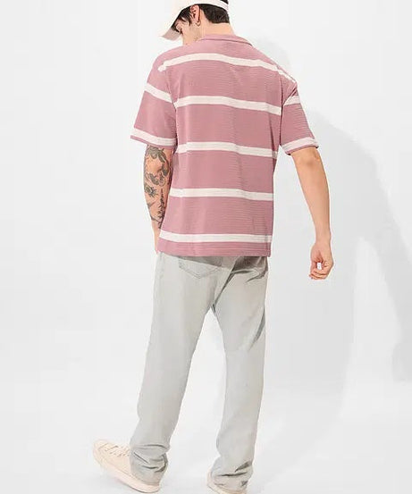 Textured Polo Quartz Oversized Polos