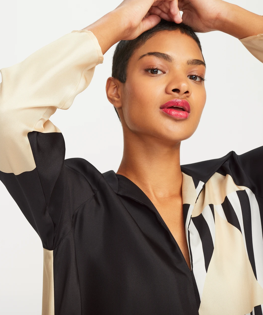 French Crepe Kaftan - Elegant and Flowing Maxi Dress Caftan For Women's