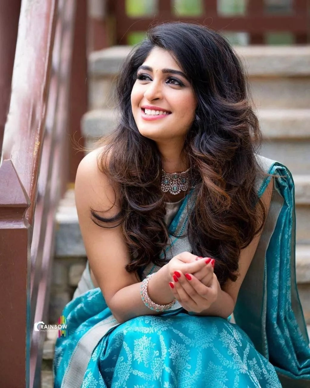 Sky Blue Latest Designer Exclusive Wedding Saree With Blouse