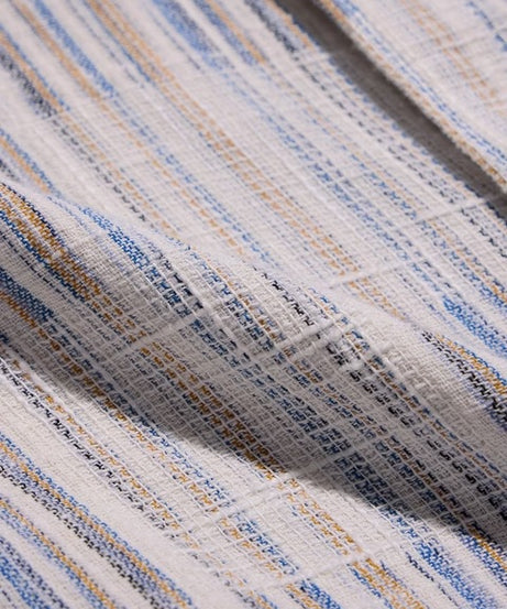Textured Azure Dunes Men Textured Shirts