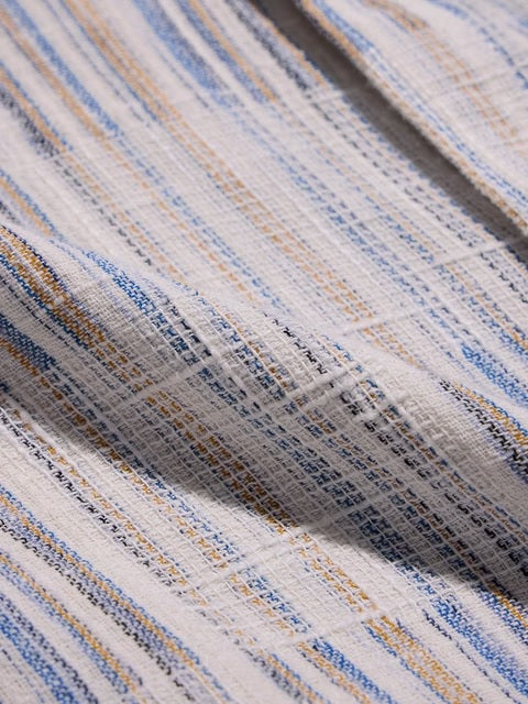 Textured Azure Dunes Men Textured Shirts