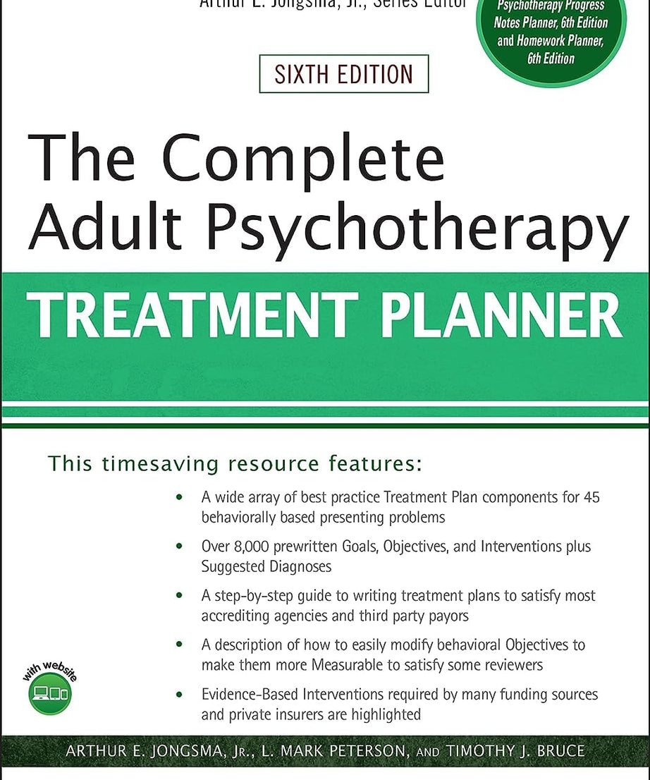 COMPLETE ADULT PSYCHOTHERAPY TREATMENT PLANNER (Paperback )