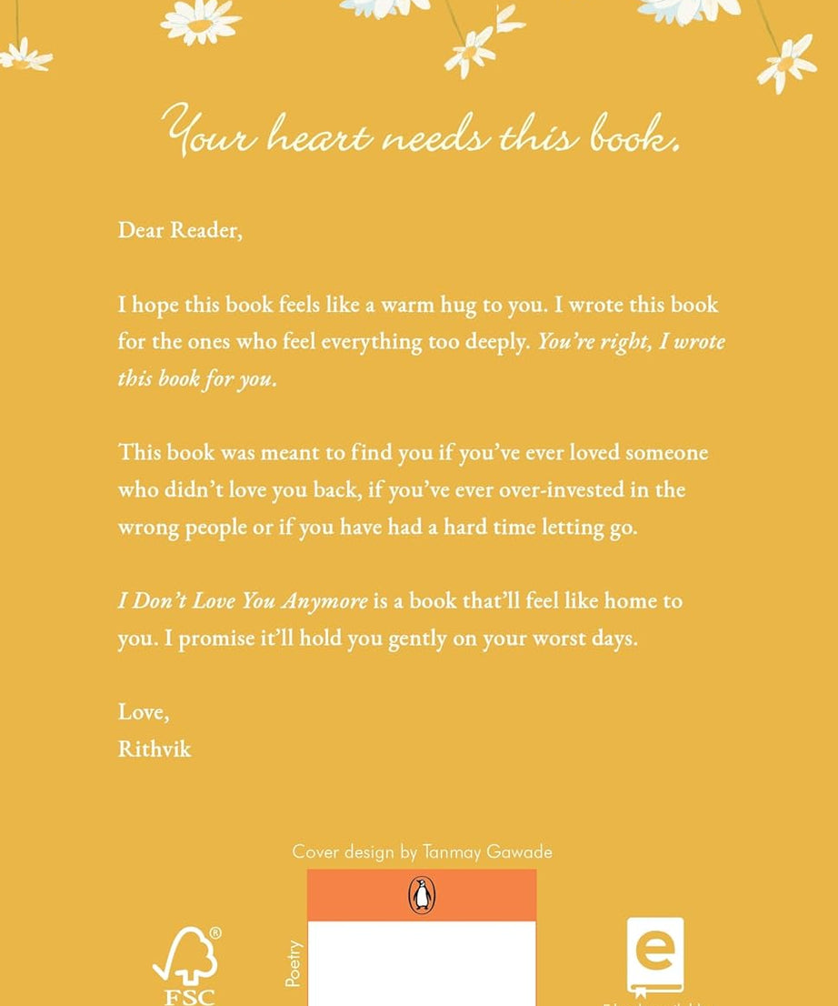 I Don't Love You Anymore -Paperback