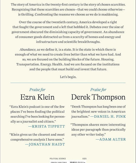 Abundance - paperback