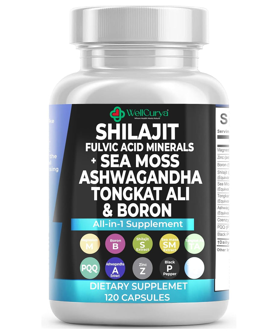 WELLCURYA Herbal Capsules – 120 Count | Plant-Based Daily Formula