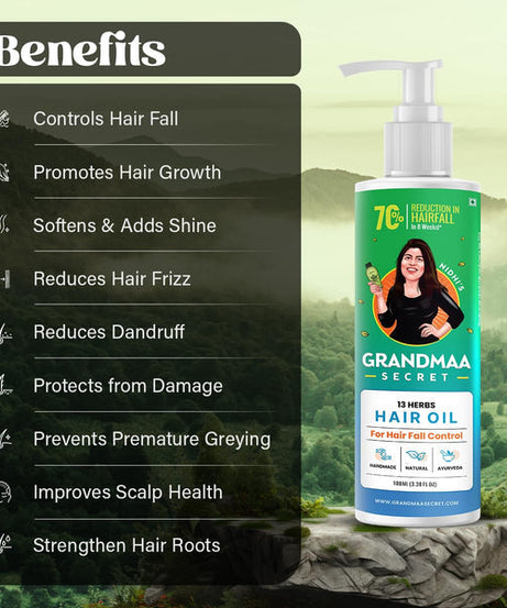 Nidhi's Grandmaa Secret 13 Herbs Hair Oil 100ml