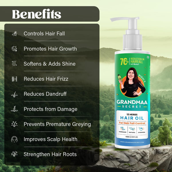 Nidhi's Grandmaa Secret 13 Herbs Hair Oil 100ml