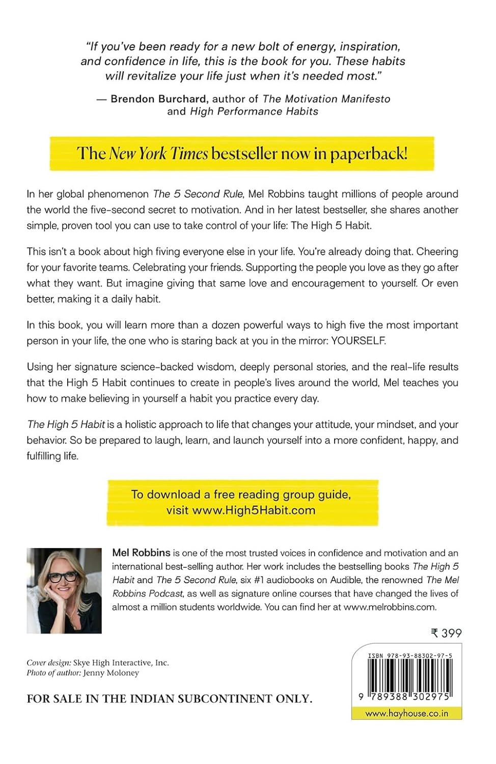 The High 5 Habit Paperback –  ROBBINS MEL