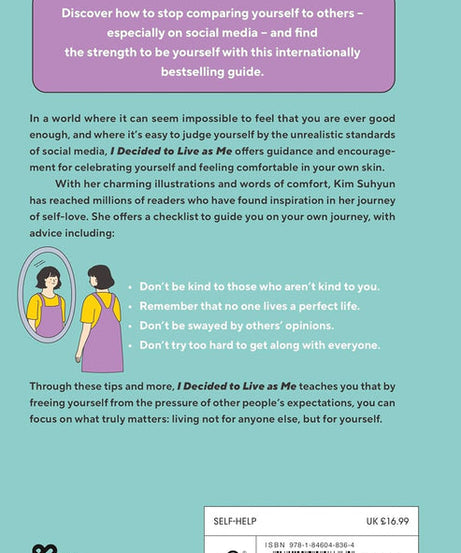 I Decided to Live as Me- PAPERBACK