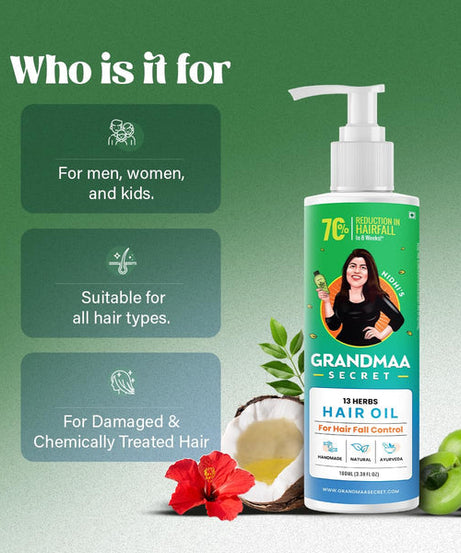 Nidhi's Grandmaa Secret 13 Herbs Hair Oil 100ml