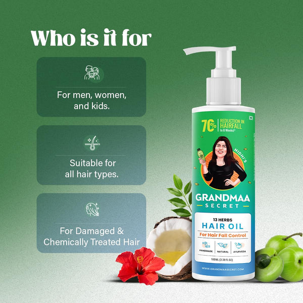 Nidhi's Grandmaa Secret 13 Herbs Hair Oil 100ml