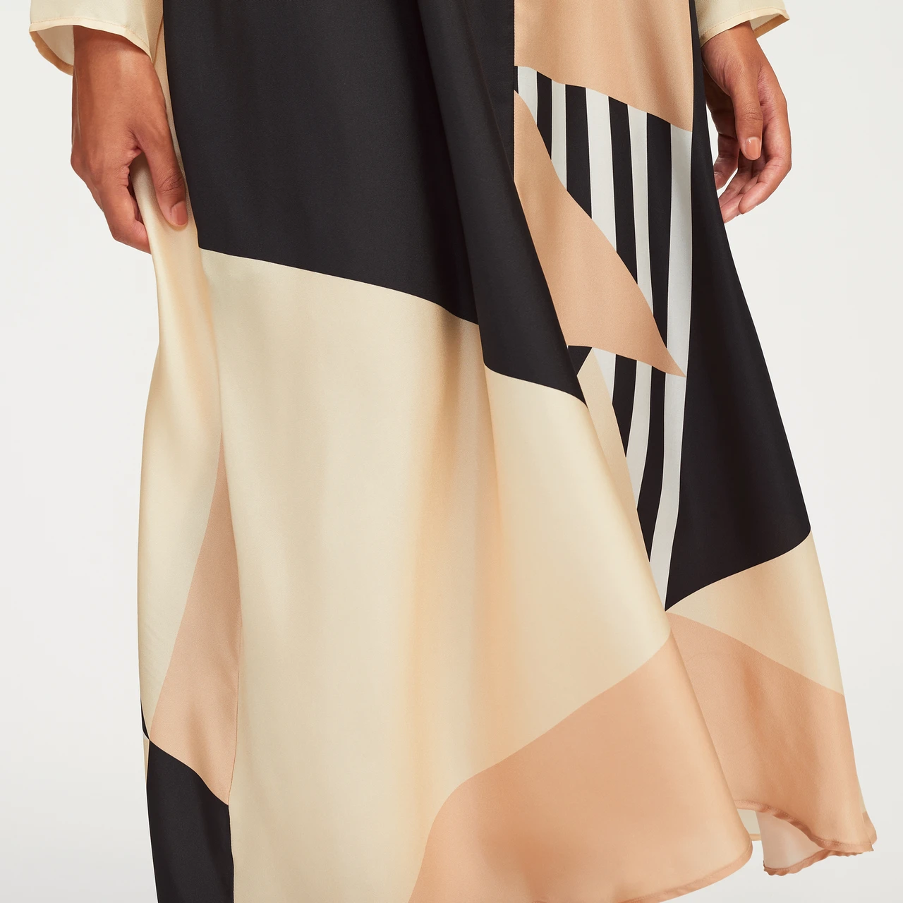 French Crepe Kaftan - Elegant and Flowing Maxi Dress Caftan For Women's