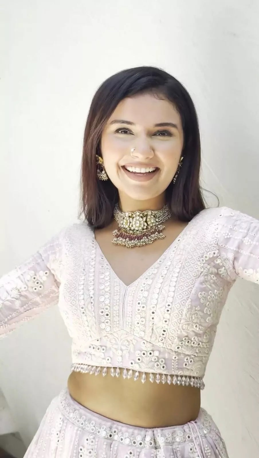 Georgette With Sequence & Theard Work Lehenga Blouse Dupatta