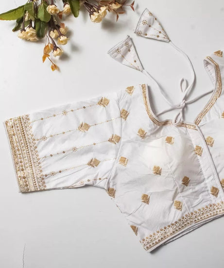 Vibrant Silk Blouse For Women's