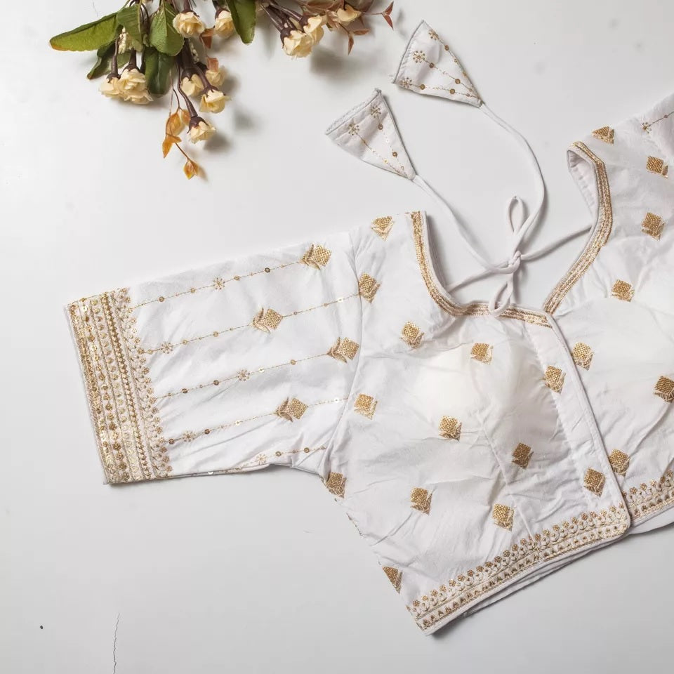 Vibrant Silk Blouse For Women's