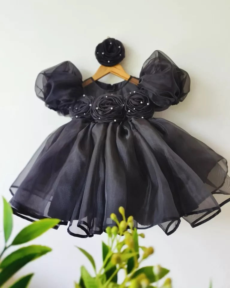 Baby Girls Heavy Organza Frock