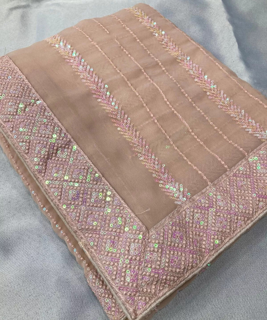 New Indian Georgette Saree,Indian Wedding Claasic Sari