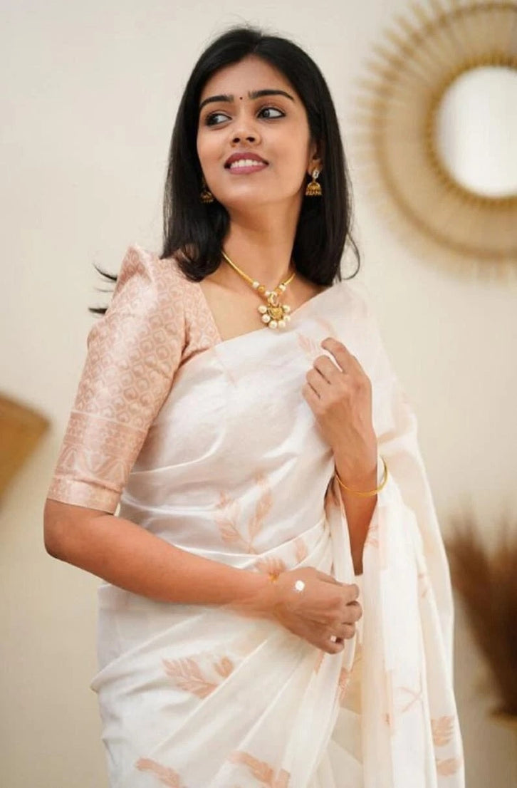 Banarasi Soft Silk Bollywood Traditional Wear Indian Saree With Blouse