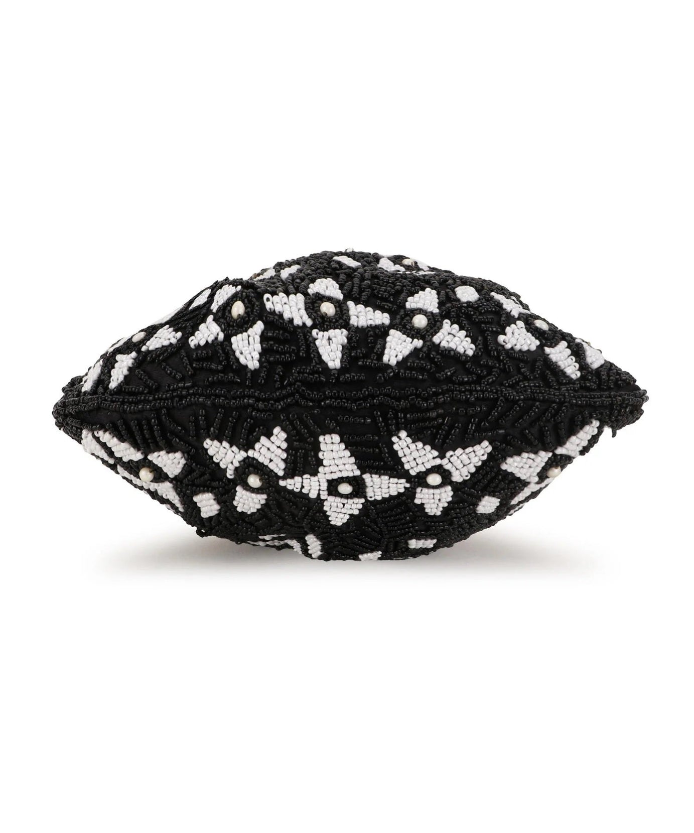 Dangle Abstract Embellished Faux Silk Potli Bag