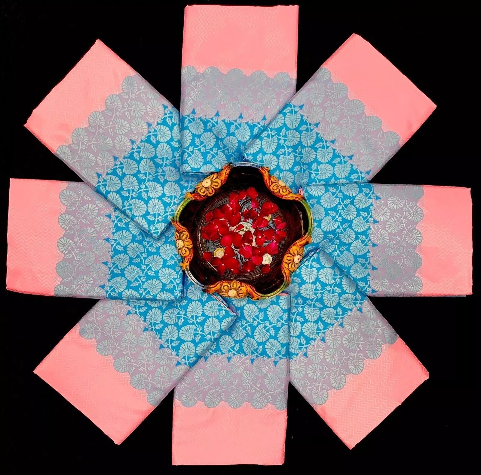 Soft Lichi Silk Wedding Exclusive Saree With Blouse