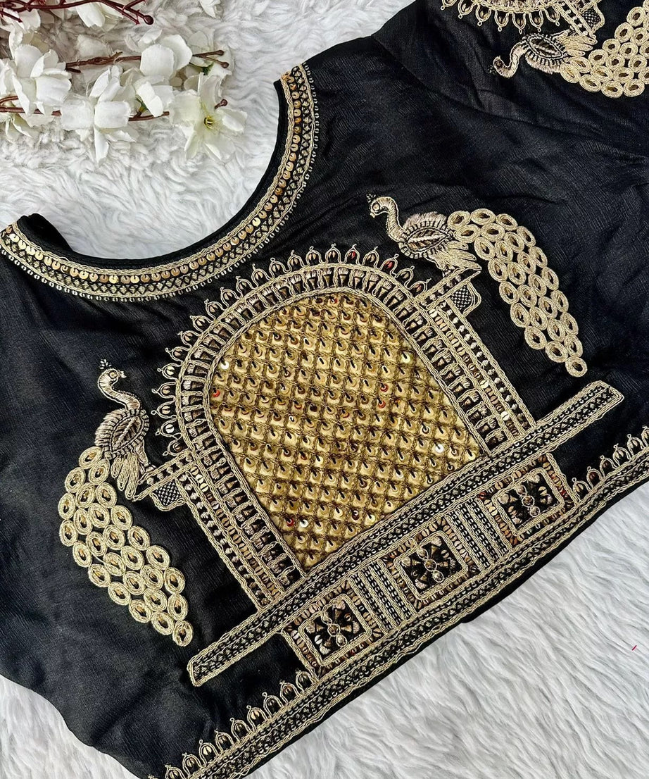 Full Stitched Watermelon Silk Function New Wedding Blouse & Choli