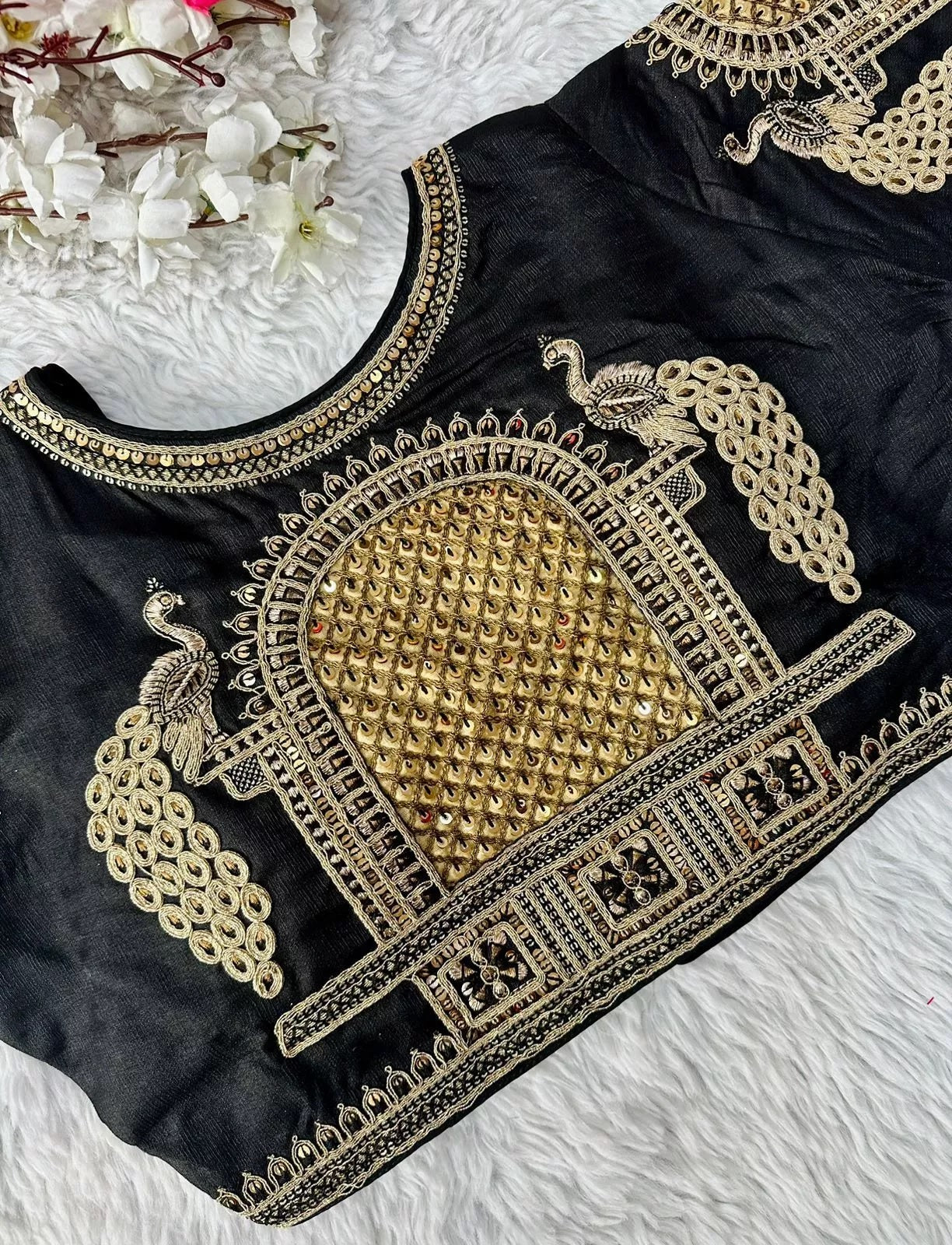 Full Stitched Watermelon Silk Function New Wedding Blouse & Choli