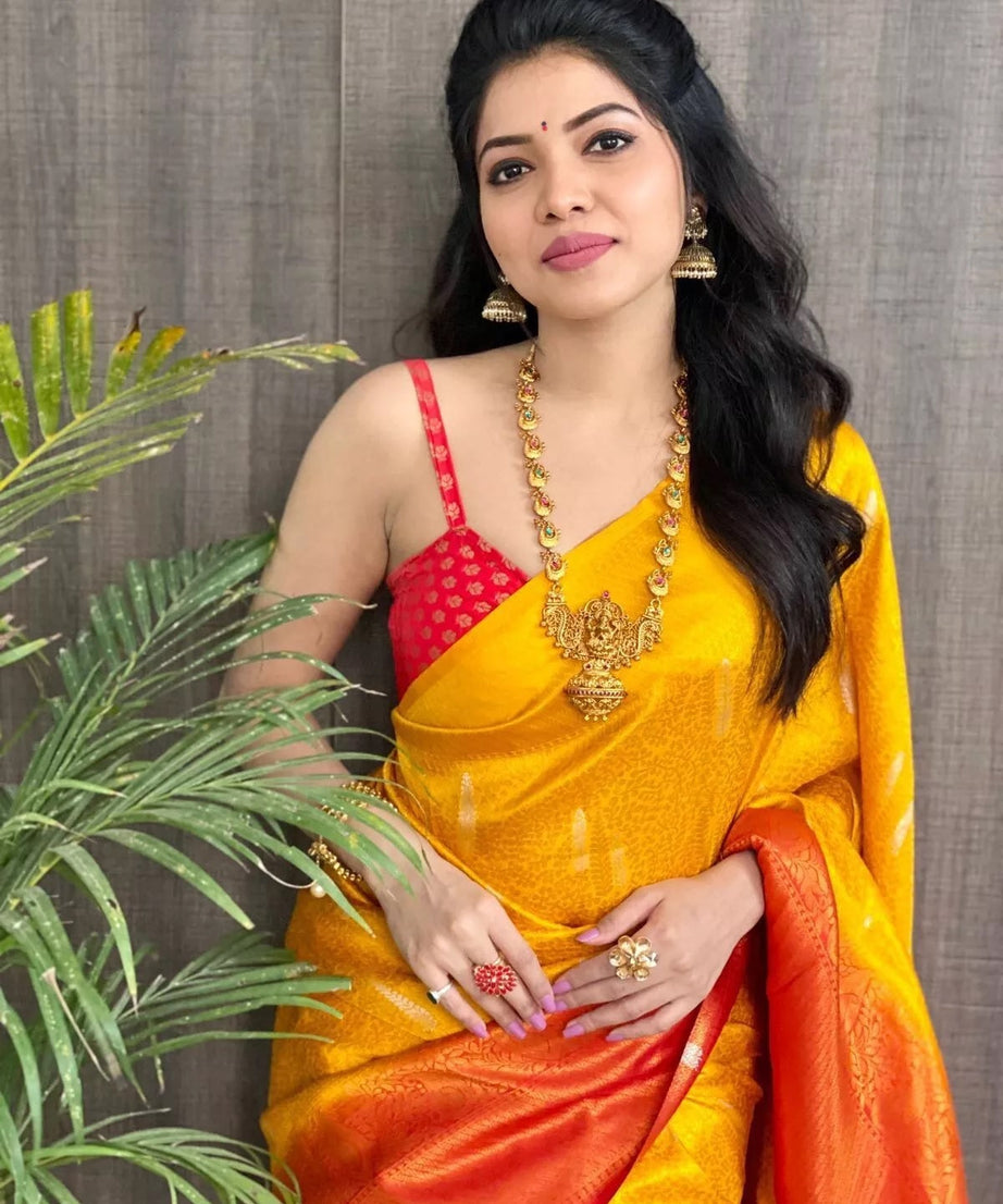 Soft Kubera Pattu Sari With Contrast Tassels,Facny Sari & Blouse