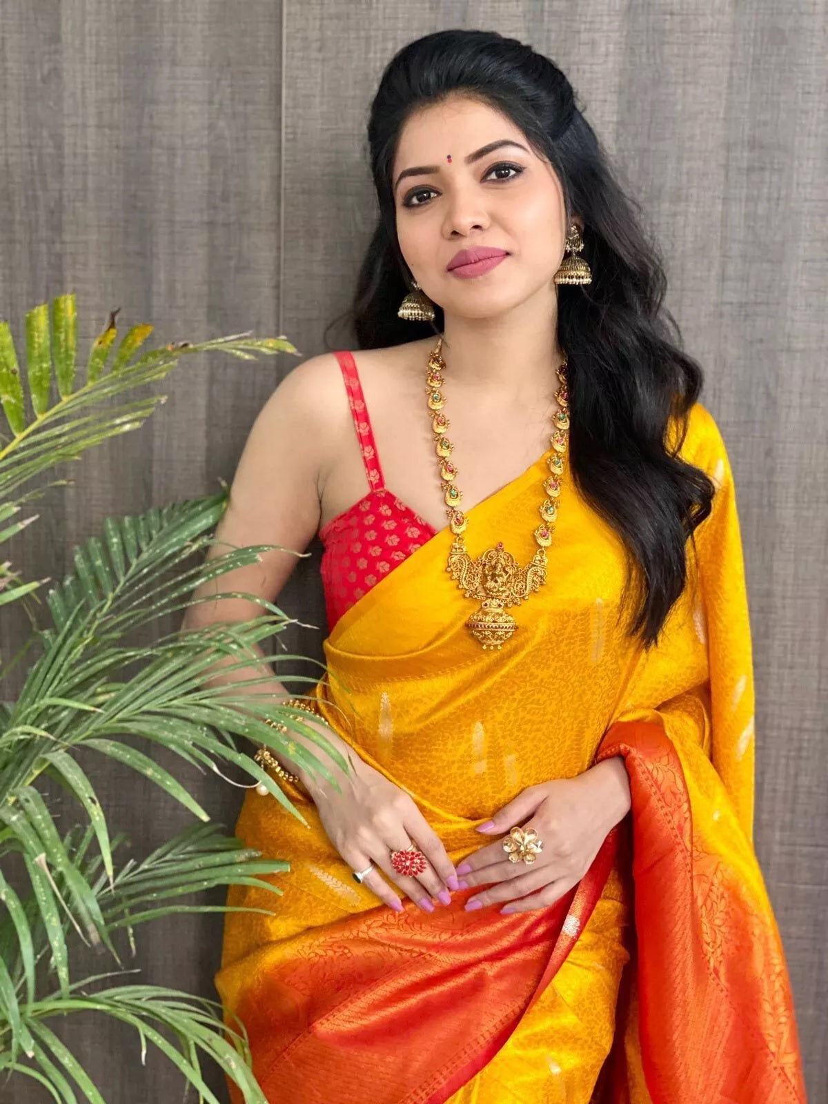 Soft Kubera Pattu Sari With Contrast Tassels,Facny Sari & Blouse