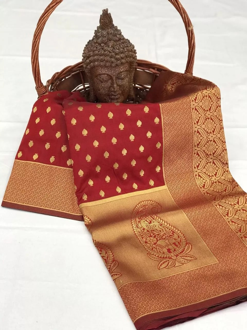 Wedding Soft Lichi Saree, Beautiful Fancy Sari Blouse