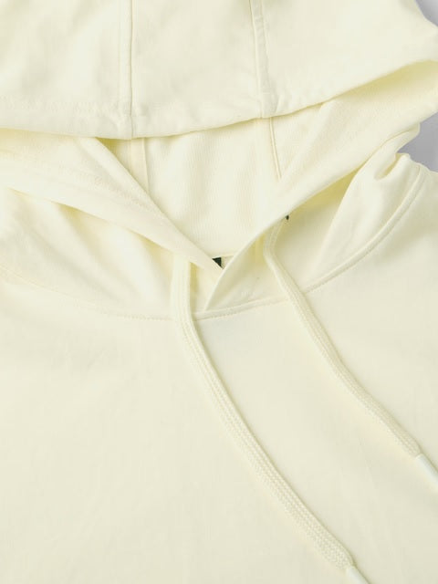 Solids Off White Hooded T-Shirts