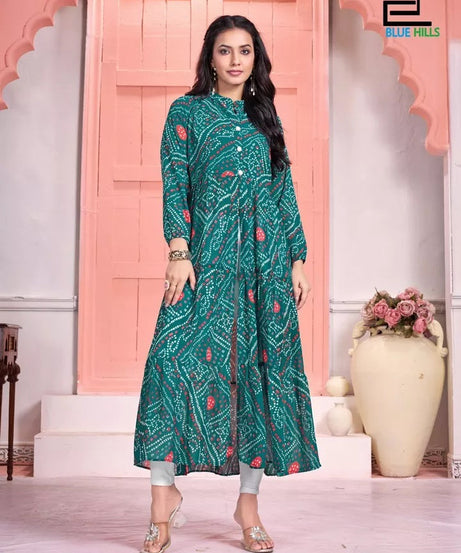Pure Georgette With Half Inner Crepe Long Anarkali Gown & Dress