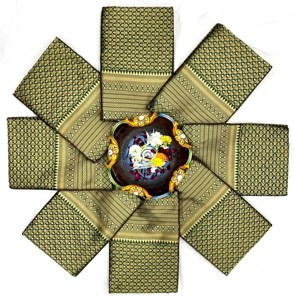 Soft Lichi Silk Rich Pallu & Jacquard Work