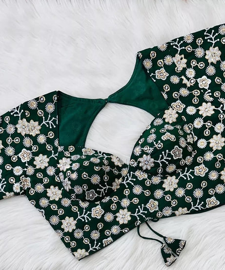 Stitched Maharaja Georgette Blouse & Choli