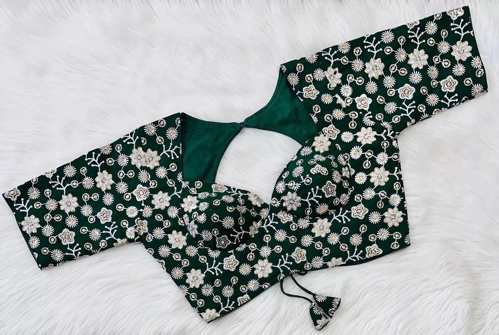 Stitched Maharaja Georgette Blouse & Choli