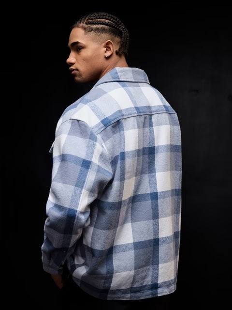 Plaid Shacket Arctic Men Flannel Shackets