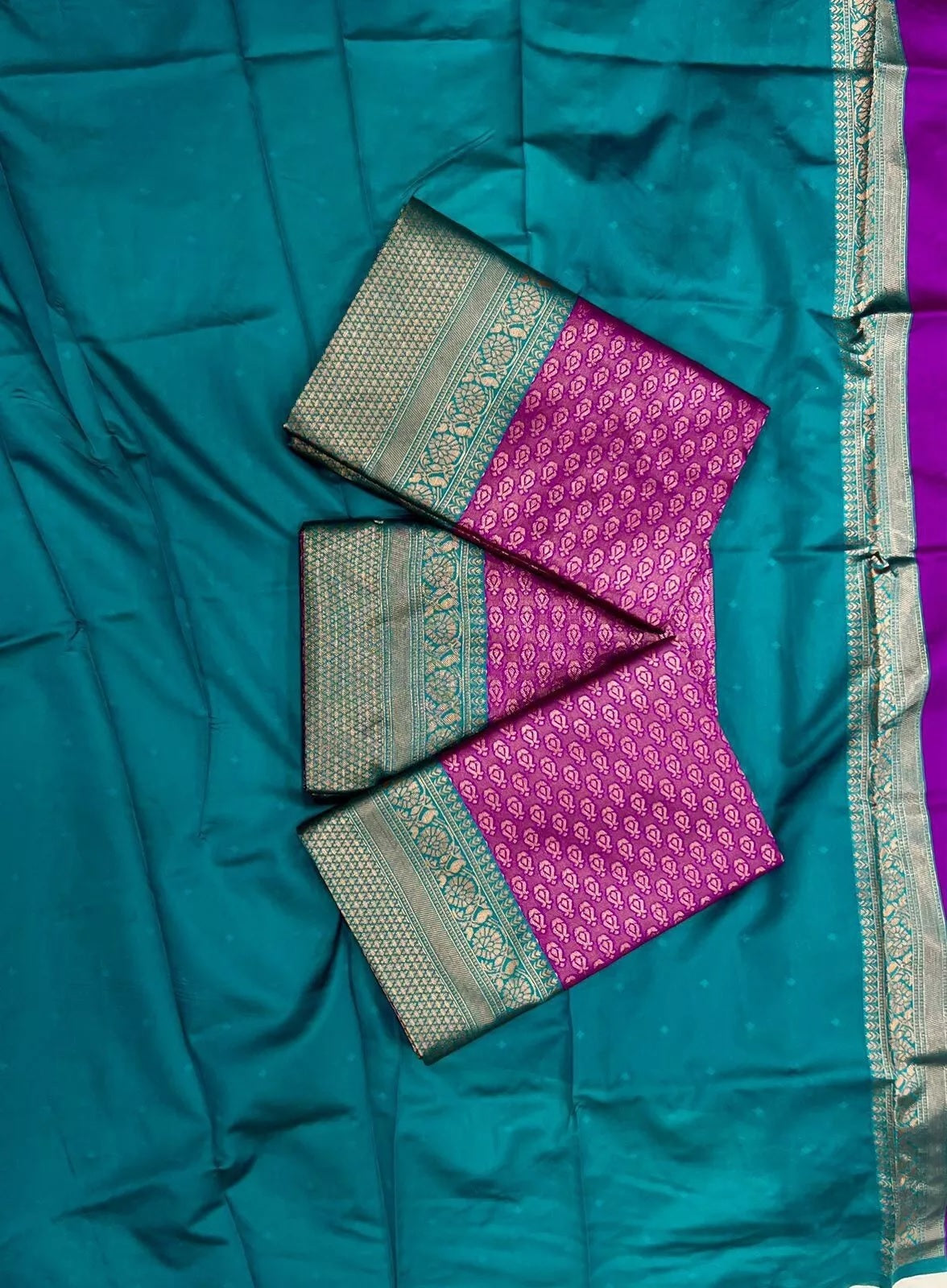 Soft Lichi Silk Saree With Blouse,Indian Party Wear Sari