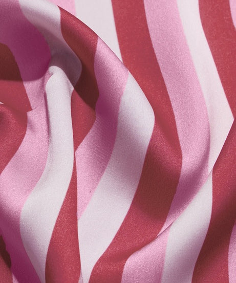 Satin Rosebud Stripes Women Shirts